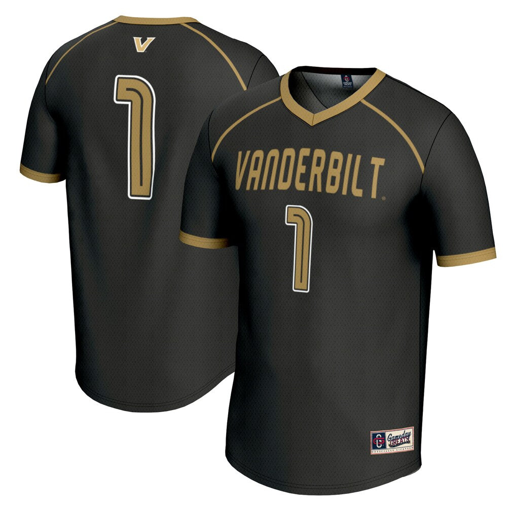 Vanderbilt Commodores Lightweight Gameday Greats Black Football Jersey product image