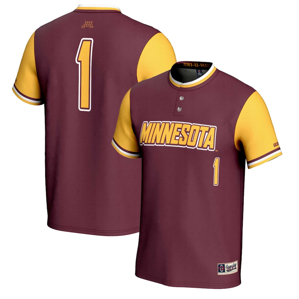 Minnesota Golden Gophers Lightweight Gameday Greats Maroon Football Jersey product image