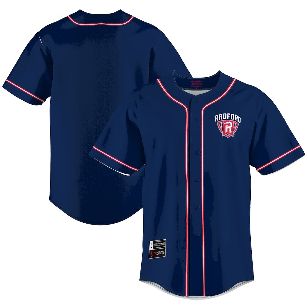 Radford Highlanders Lightweight Gameday Greats Navy Baseball Jersey product image