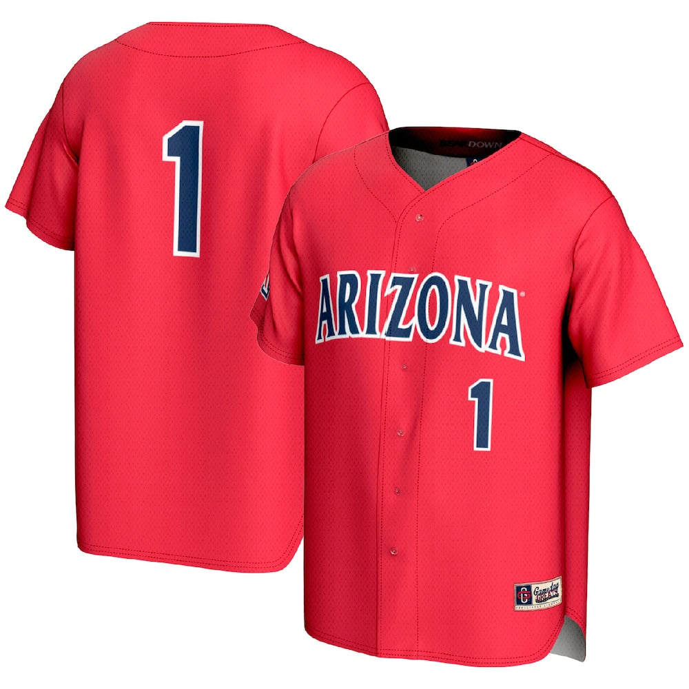 Arizona Wildcats Lightweight Gameday Greats Red Baseball Jersey product image