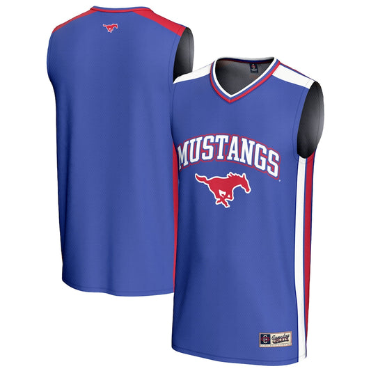 SMU Mustangs Gameday Greats Royal Basketball Jersey product image