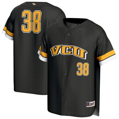 Vcu Rams Lightweight Gameday Greats Black Baseball Jersey product image