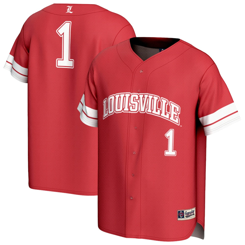 Louisville Cardinals Lightweight Gameday Greats Red Baseball Jersey product image