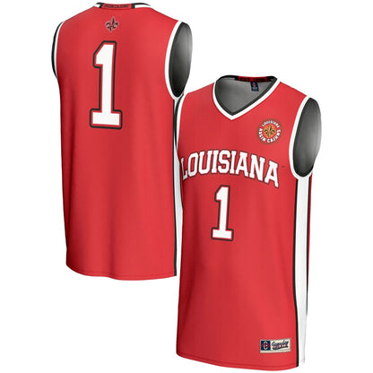 Louisiana Ragin' Cajuns Lightweight Gameday Greats Cardinal Basketball Jersey product image