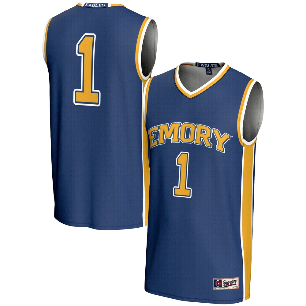 Emory Eagles Lightweight Gameday Greats Blue Basketball Jersey product image
