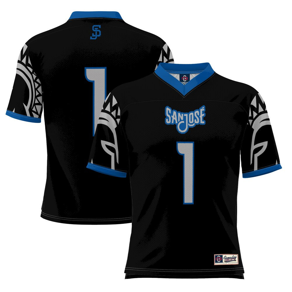 San Jose State Spartans Gameday Greats Black Football Jersey product image
