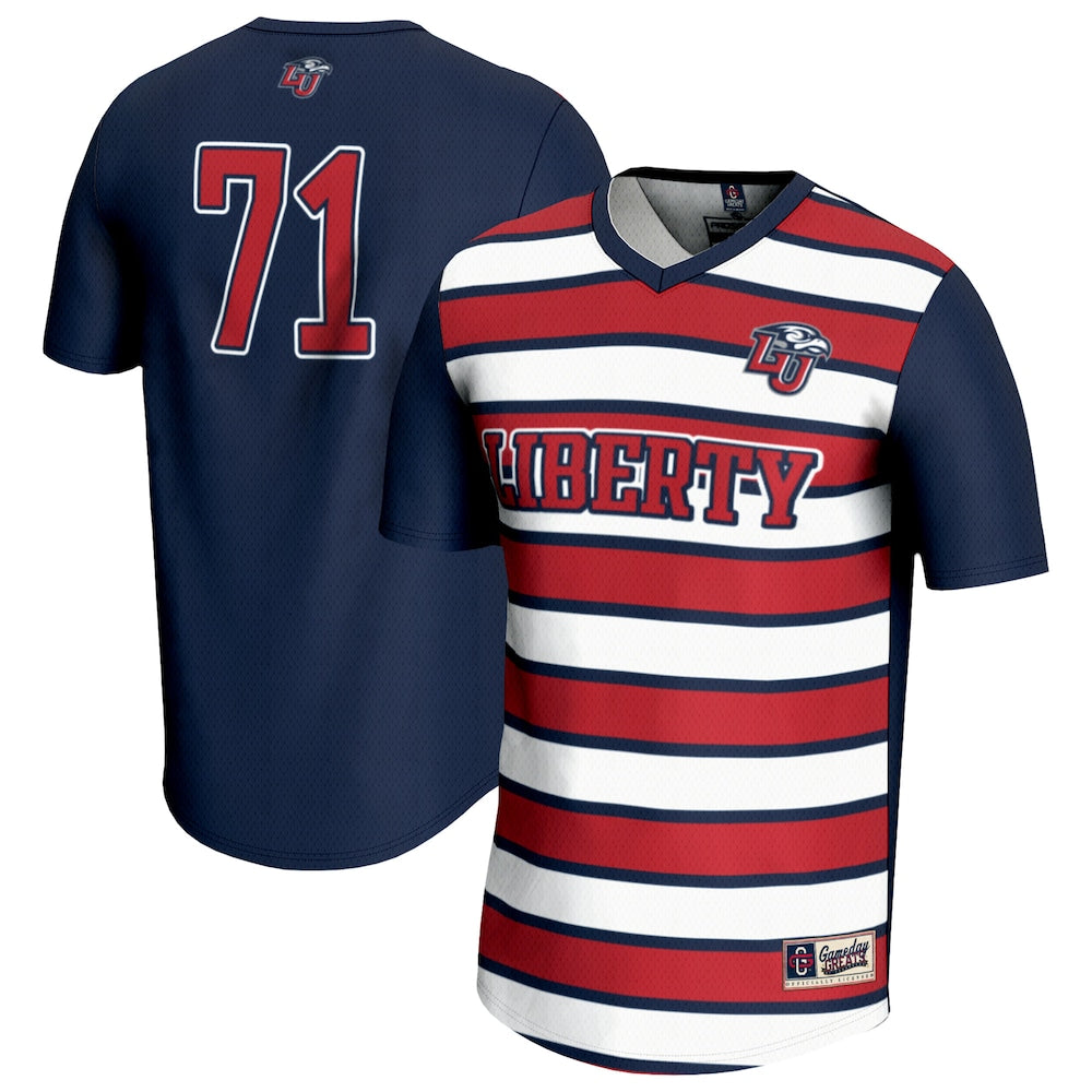 Liberty Flames Lightweight Gameday Greats Navy Soccer Jersey product image