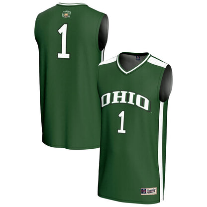 Ohio Bobcats Lightweight Gameday Greats Green Basketball Jersey product image