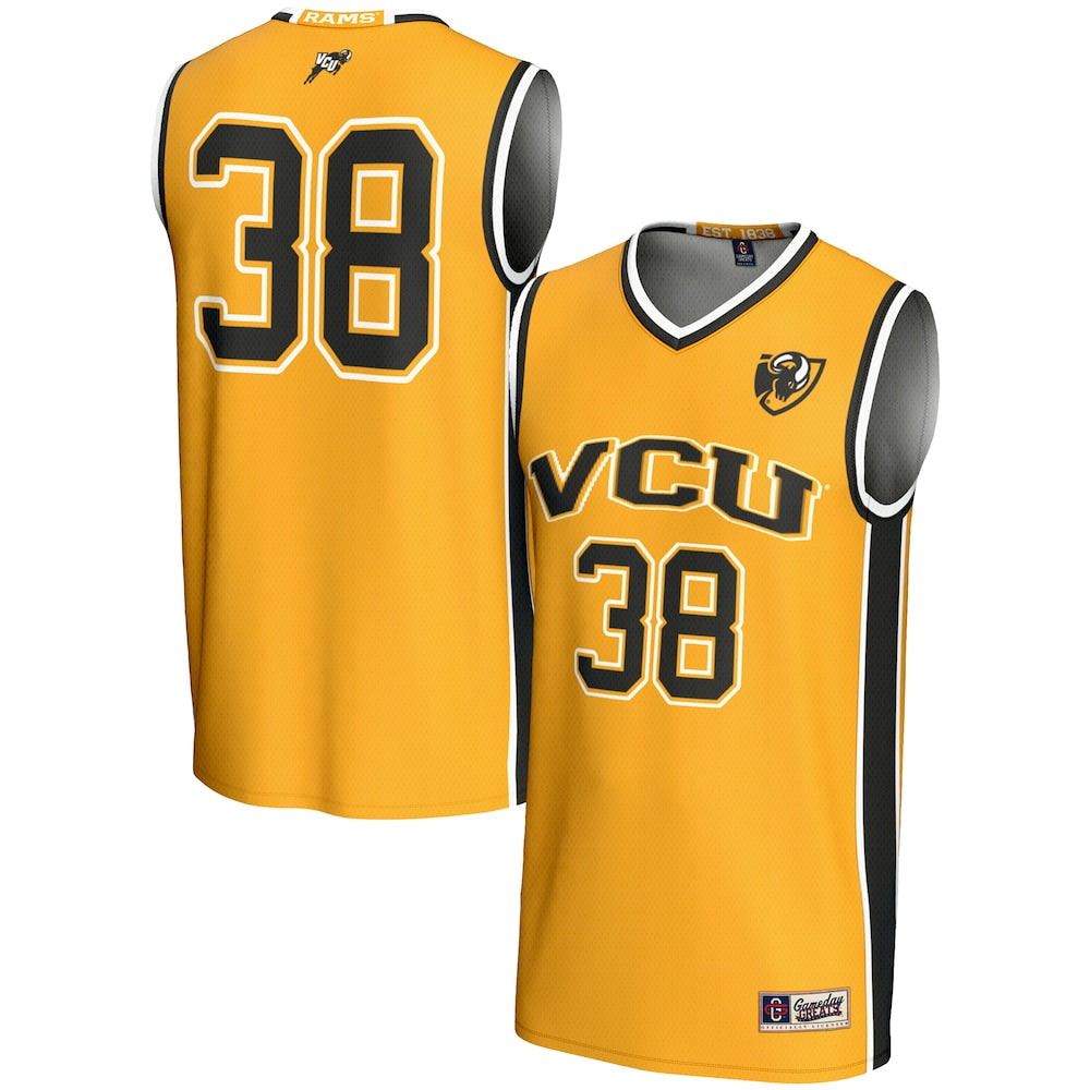 Vcu Rams Lightweight Gameday Greats Gold Basketball Jersey product image