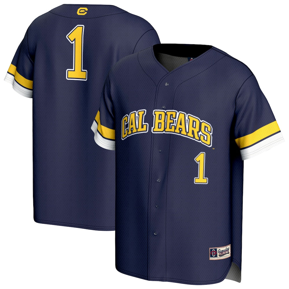 Cal Bears Navy Baseball Jersey product image