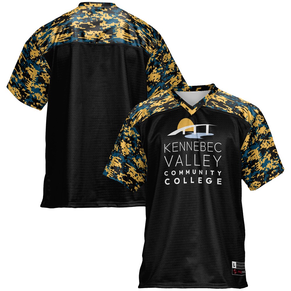 Kennebec Valley Community College Gameday Greats Black Football Jersey product image