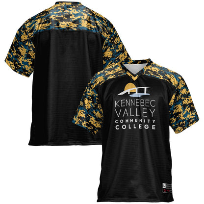 Kennebec Valley Community College Gameday Greats Black Football Jersey product image