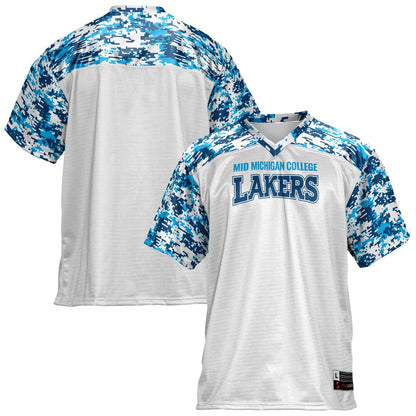 Mid Michigan College Gameday Greats White Football Jersey product image