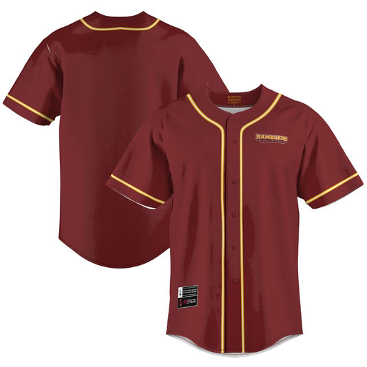 Loyola Chicago Ramblers Lightweight Gameday Greats Maroon Baseball Jersey product image