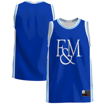 Franklin & Marshall Diplomats Lightweight Gameday Greats Blue Basketball Jersey product image