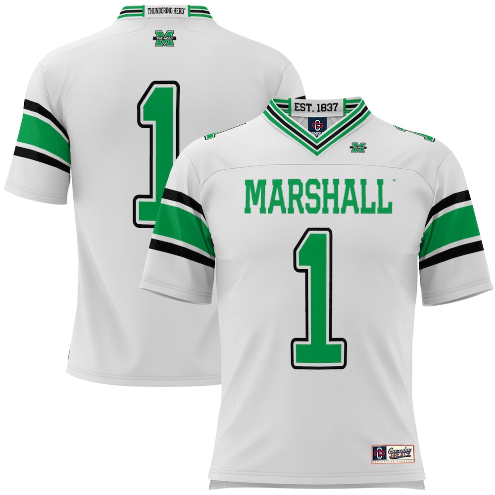 Marshall Thundering Herd Gameday Greats White Football Jersey product image