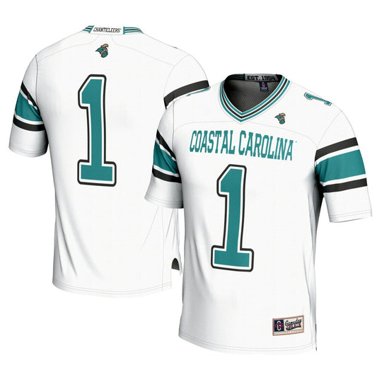 Coastal Carolina Chanticleers Gameday Greats White Football Jersey product image