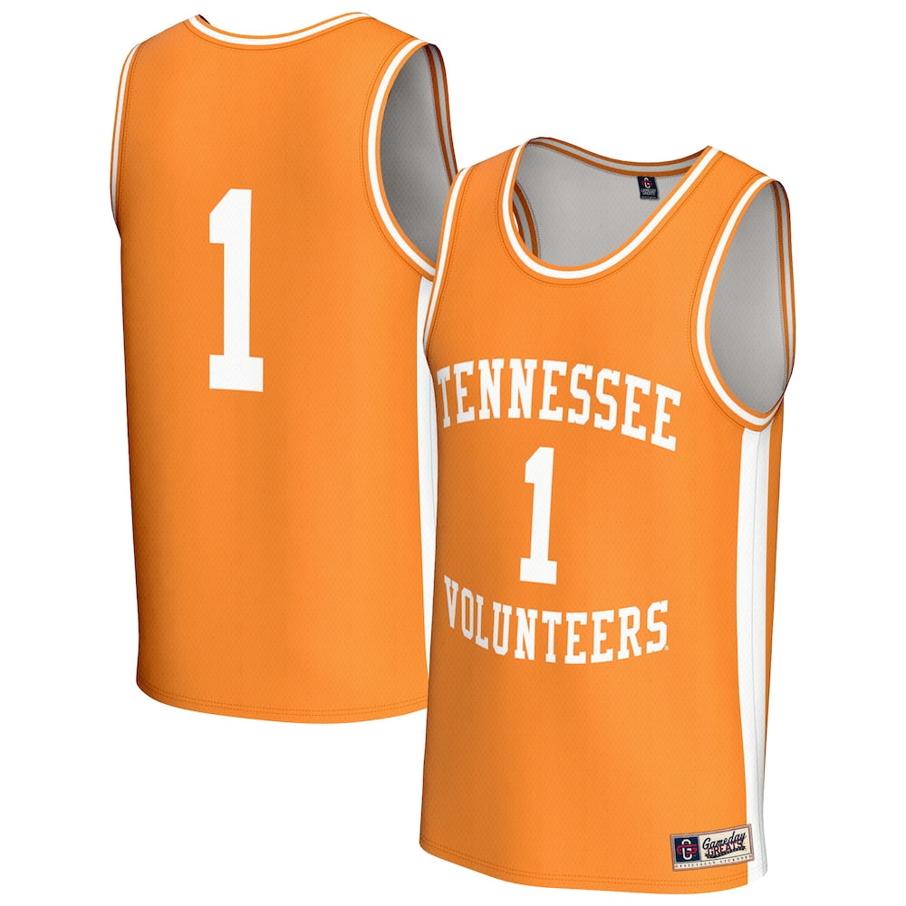Tennessee Volunteers Lightweight Gameday Greats Orange Basketball Jersey product image