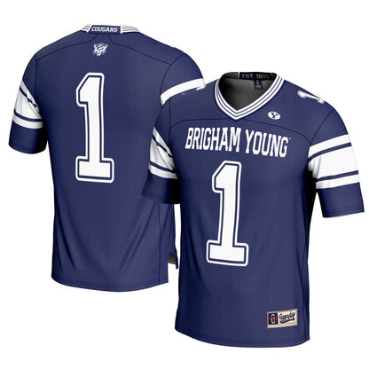 BYU Cougars Gameday Greats Navy Football Jersey product image