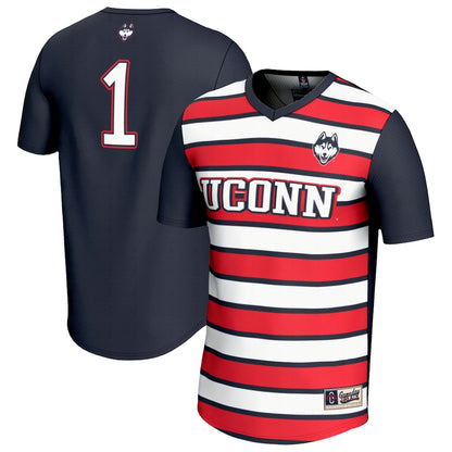 Uconn Huskies Lightweight Gameday Greats Navy Soccer Jersey product image