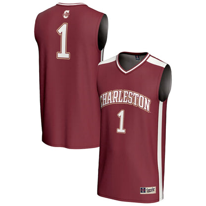 Charleston Cougars Lightweight Gameday Greats Maroon Basketball Jersey product image