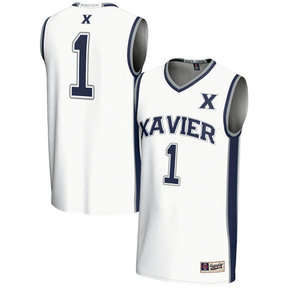 Xavier Musketeers Lightweight Gameday Greats White Basketball Jersey product image