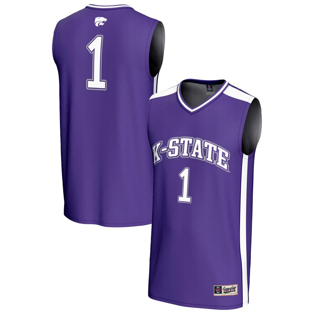 Kansas State Wildcats Lightweight Gameday Greats Purple Basketball Jersey product image