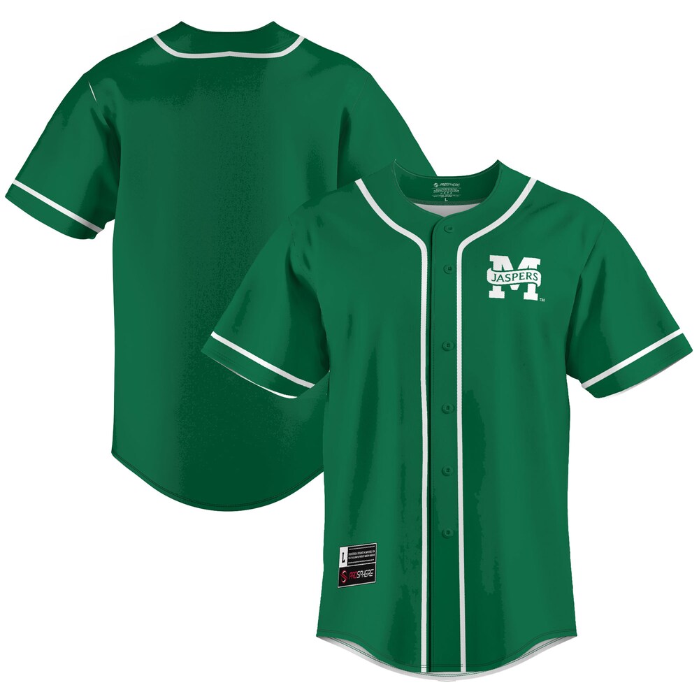 Manhattan Jaspers Lightweight Gameday Greats Kelly Green Baseball Jersey product image