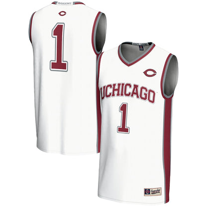 Uchicago Maroons Lightweight Gameday Greats White Basketball Jersey product image