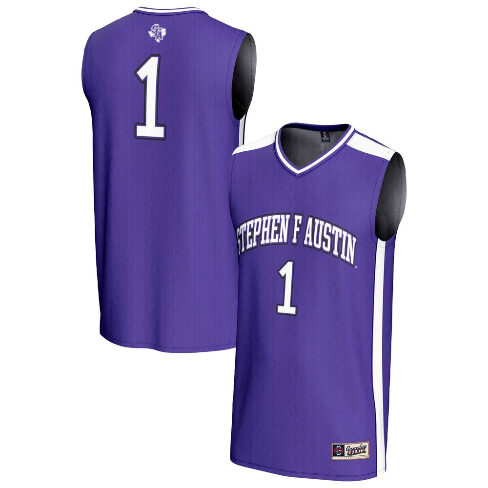 Stephen F Austin Lumberjacks Lightweight Gameday Greats Purple Basketball Jersey product image