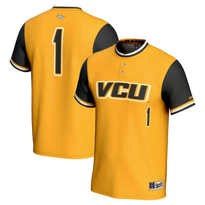 Vcu Rams Lightweight Gameday Greats Gold Football Jersey product image