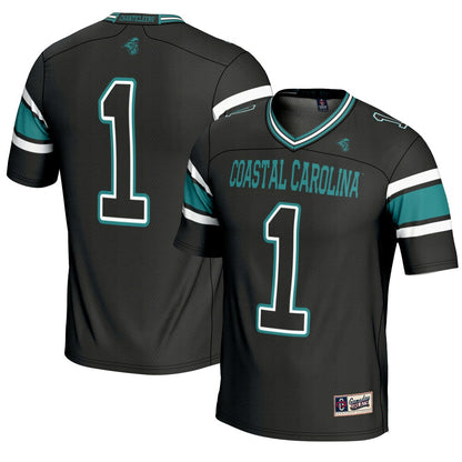 Coastal Carolina Chanticleers Gameday Greats Black Football Jersey product image