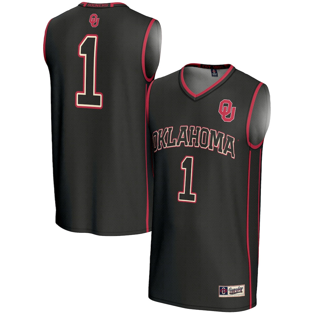 Oklahoma Sooners Lightweight Gameday Greats Black Basketball Jersey product image