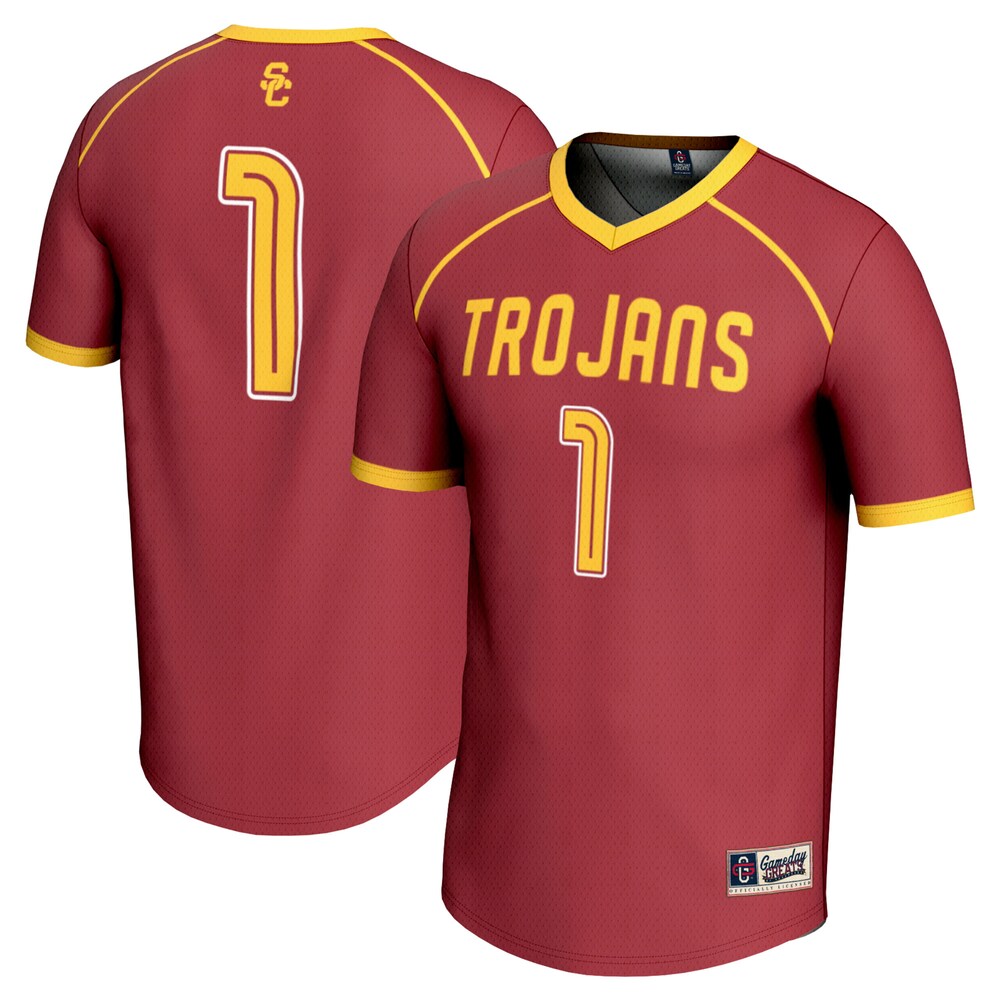 USC Trojans Lightweight Gameday Greats Cardinal Football Jersey product image