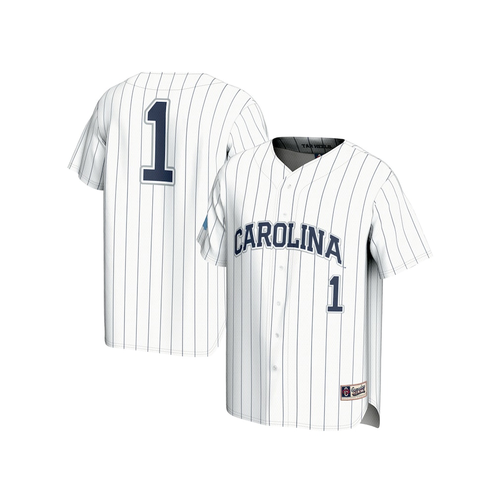 North Carolina Tar Heels Lightweight Gameday Greats White Baseball Jersey product image