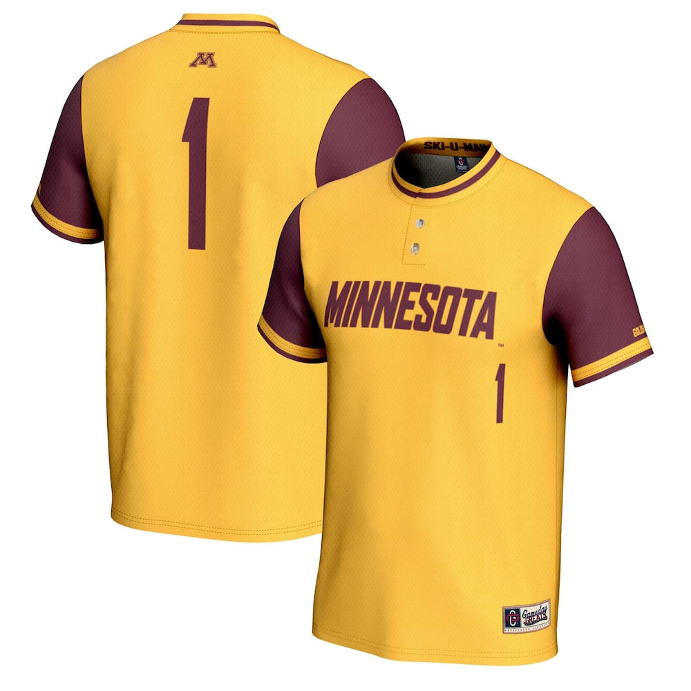 Minnesota Golden Gophers Lightweight Gameday Greats Gold Football Jersey product image