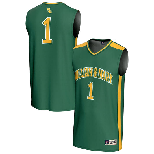 William & Mary Tribe Lightweight Gameday Greats Green Basketball Jersey product image