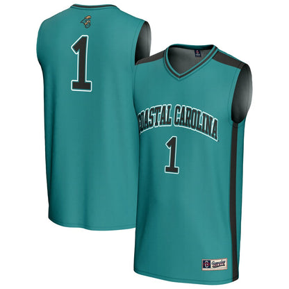 Coastal Carolina Chanticleers Lightweight Gameday Greats Teal Basketball Jersey product image