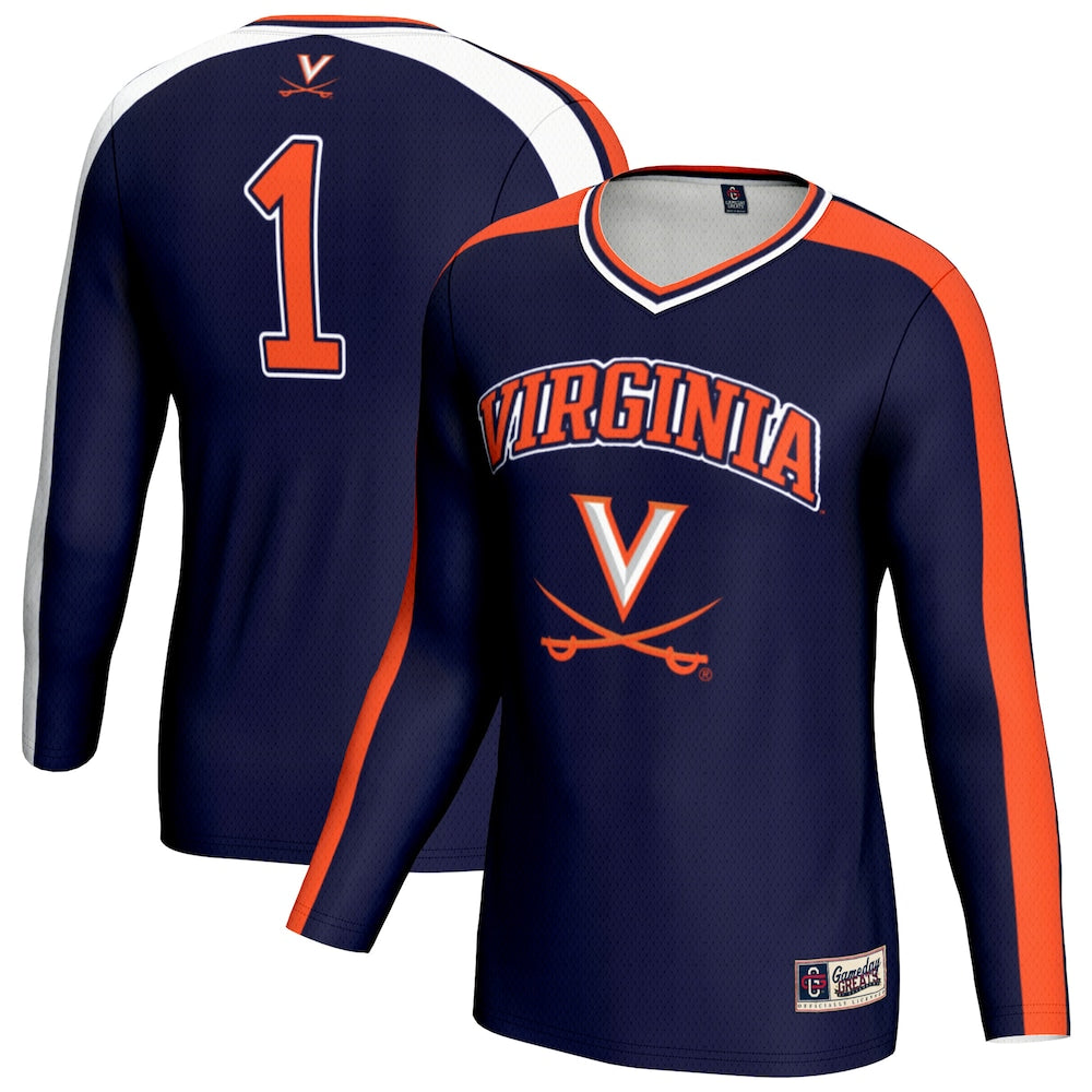 Virginia Cavaliers Lightweight Gameday Greats Navy Football Jersey product image