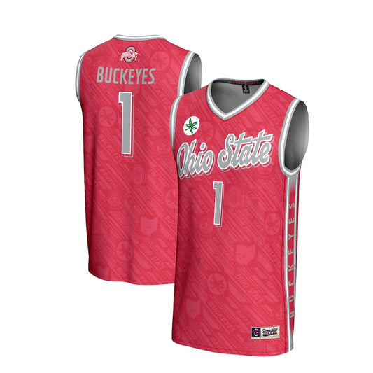 Ohio State Buckeyes Lightweight Gameday Greats Scarlet Basketball Jersey product image