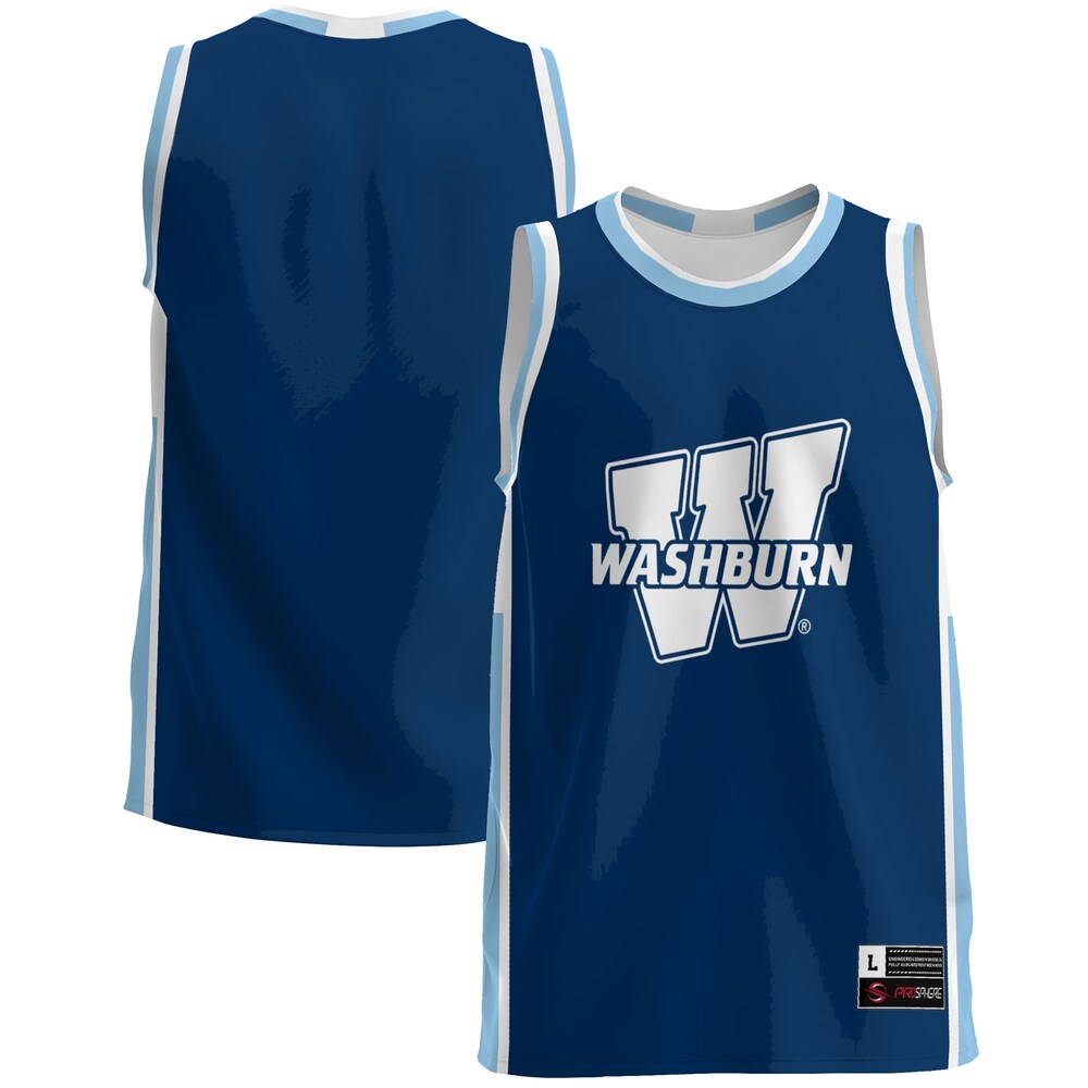 Washburn Ichabods Lightweight Gameday Greats Blue Basketball Jersey product image