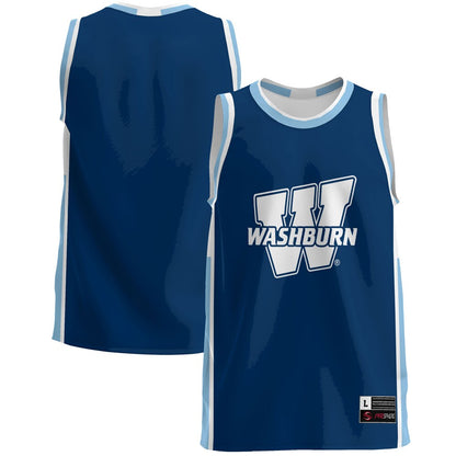Washburn Ichabods Lightweight Gameday Greats Blue Basketball Jersey product image