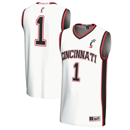 Cincinnati Bearcats Lightweight Gameday Greats White Basketball Jersey product image