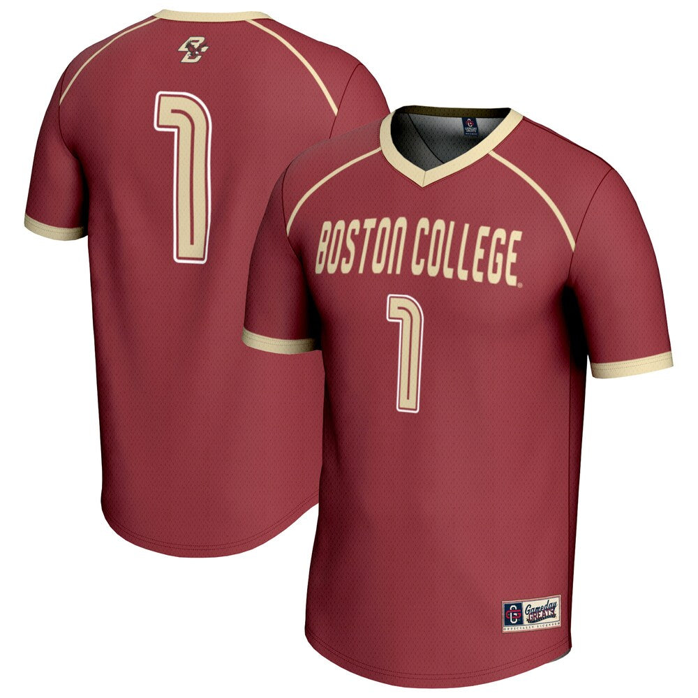 Boston College Eagles Lightweight Gameday Greats Maroon Football Jersey product image