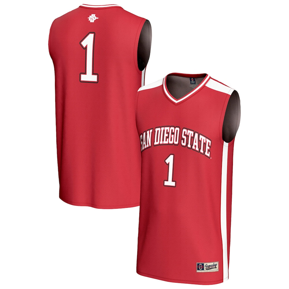 San Diego State Aztecs Lightweight Gameday Greats Cardinal Basketball Jersey product image
