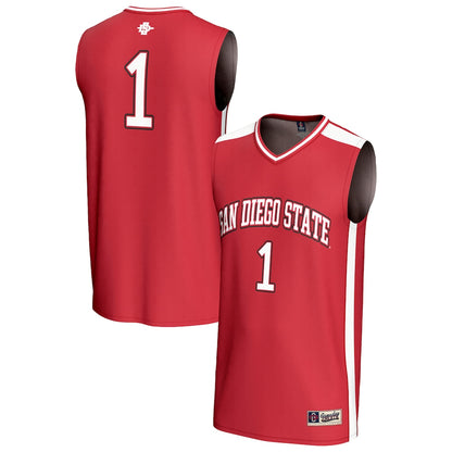San Diego State Aztecs Lightweight Gameday Greats Cardinal Basketball Jersey product image