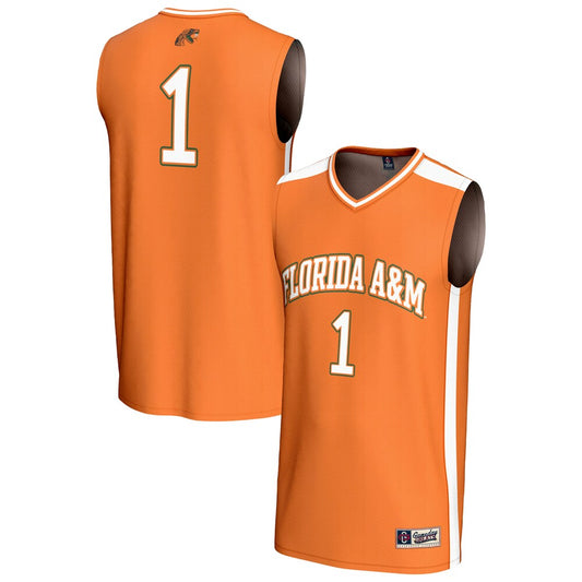 Florida A&m Rattlers Lightweight Gameday Greats Orange Basketball Jersey product image