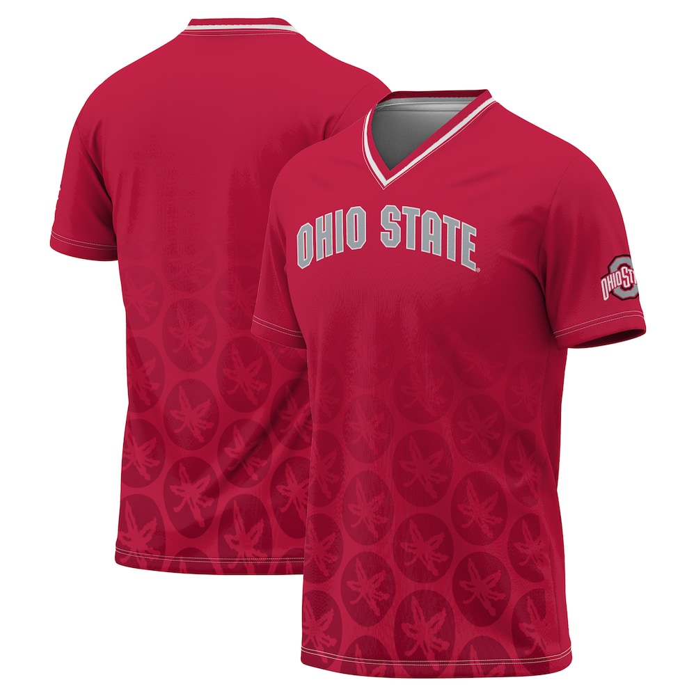 Ohio State Buckeyes Lightweight Gameday Greats Scarlet Soccer Jersey product image