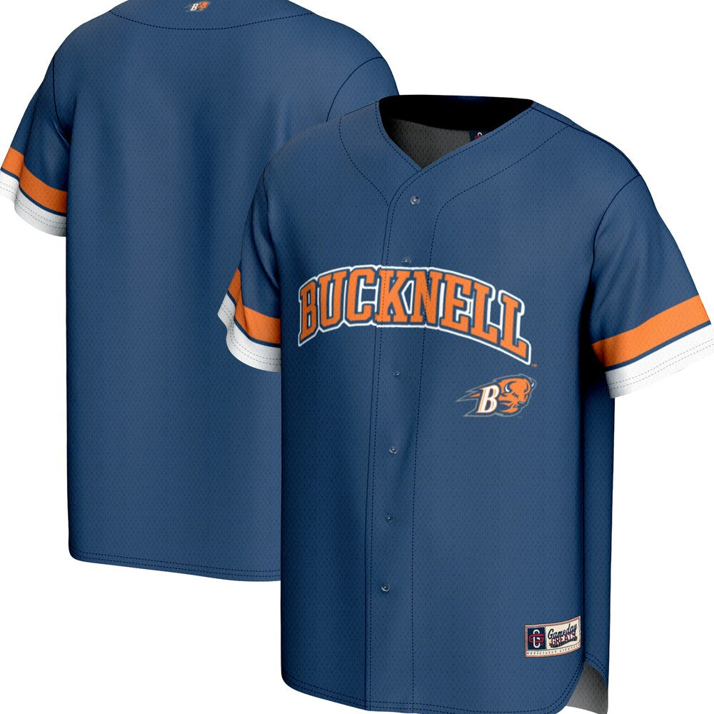 Bucknell Bison Gameday Greats Blue Baseball Jersey product image