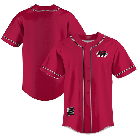 Saint Joseph's Hawks Lightweight Gameday Greats Blue Baseball Jersey product image